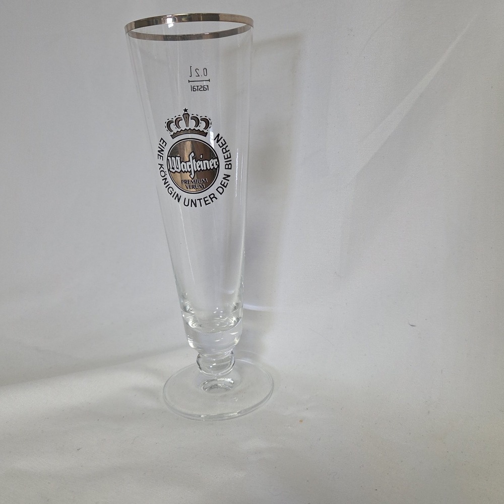 0.2 Liter Rastal Beer Glass: Warsteiner Brewery Premium Verum ~ Germany